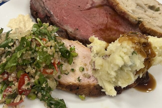 Waygu Prime Rib & Smoked Turkey